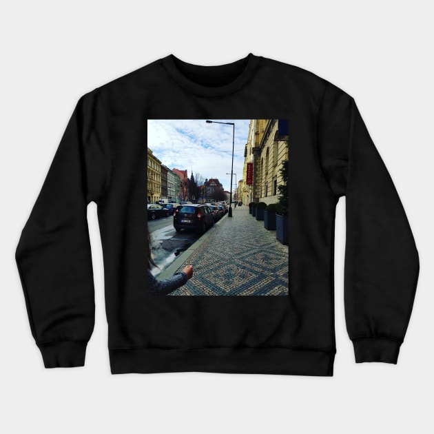 Lost in Amsterdam Crewneck Sweatshirt by Renemo3osow